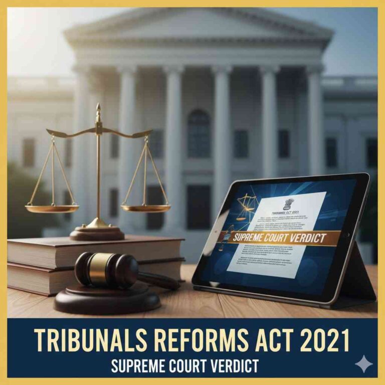 Tribunals Reforms Act 2021 Supreme Court Verdict