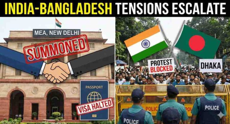 India Bangladesh Diplomatic Tensions