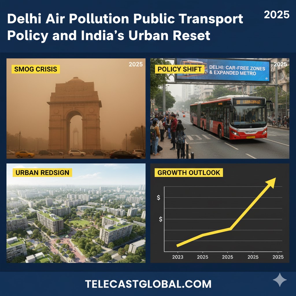 Delhi Air Pollution Public Transport Policy and India’s Urban Reset