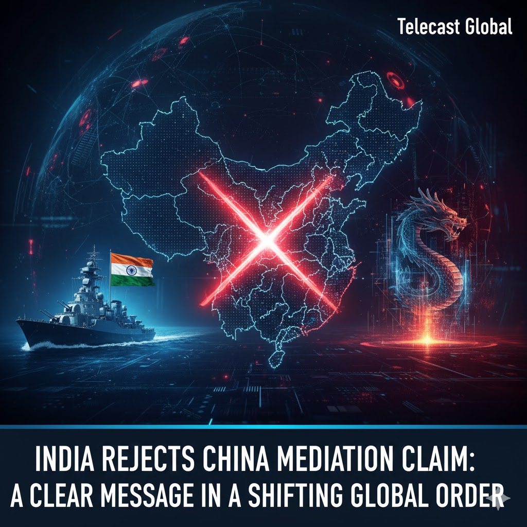 India Rejects China Mediation Claim: A Clear Message in a Shifting Global Order