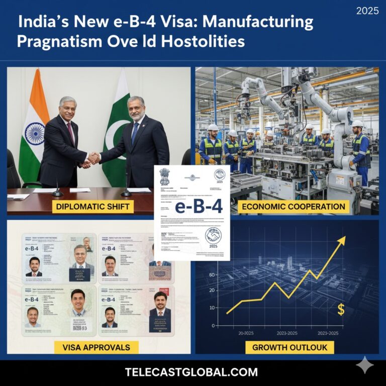 India’s New e-B-4 Visa: Manufacturing Pragmatism Over Old Hostilities