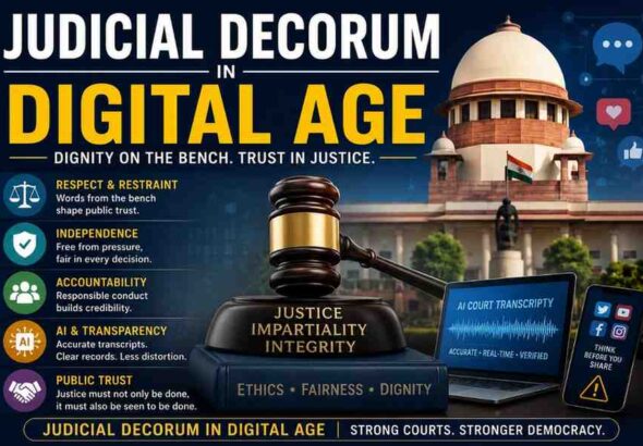 Judicial Decorum in Digital Age: Why 2026 Courts Must Balance Free Speech, Dignity, and Public Trust