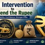 RBI Intervention to Defend the Rupee